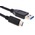 RS PRO USB 3.0 Cable, Male USB C to Male USB A Cable, 1m
