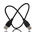 RS PRO USB 2.0 Cable, Male USB A to Male USB A Cable, 500mm