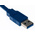 RS PRO USB 3.0 Cable, Male USB A to Female USB A USB Extension Cable, 2m