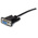 StarTech.com Male 9 Pin D-sub to Female 9 Pin D-sub Serial Cable, 0.5m PVC