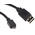 Roline USB 2.0 Cable, Male USB A to Male Micro USB B Cable, 800mm