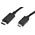 RS PRO USB 3.1 Cable, Male USB C to Male Micro USB B Cable, 1m
