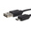 Roline USB 2.0 Cable, Male USB A to Male Micro USB B Cable, 1m