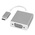 Roline USB 3.1 Cable, Male USB C to Female VGA Cable, 100mm