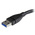 StarTech.com USB 3.0 Cable, Male USB A to Female USB A USB Extension Cable, 15cm