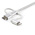 StarTech.com USB 2.0 Cable, Male USB A to Male Lightning, USB B, USB C  Cable, 1m