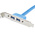 StarTech.com USB 3.0 Cable, Female USB A x 2 to Female 20 Pin IDC Cable, 0.5m