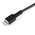 StarTech.com USB 2.0 Cable, Male USB A to Male Lightning Rugged USB Cable, 15cm