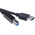 Roline USB 3.0 Cable, Male USB A to Male USB B Cable, 1.8m