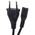 RS PRO IEC C7 Socket to Type C Europlug Plug Power Cord, 1.5m