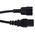 RS PRO IEC C14 Plug to IEC C15 Socket Power Cord, 2m