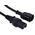 RS PRO IEC C14 Plug to IEC C15 Socket Power Cord, 2m