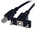 StarTech.com USB 2.0 Cable, Male USB B to Female USB B Cable, 300mm