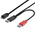StarTech.com USB 2.0 Cable, Male USB A x 2 to Male Micro USB B  Cable, 0.9m