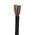RS PRO Multicore Industrial Cable, 12 Cores, 0.22 mm², DEF STAN, Unscreened, 25m, Black PVC Sheath
