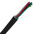 RS PRO Multicore Industrial Cable, 6 Cores, 0.22 mm², DEF STAN, Unscreened, 100m, Black PVC Sheath