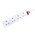 RS PRO 2m 4 Socket Type G - British Extension Lead