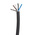 Phoenix Contact SAC-4P-100.0-PUR/SH-0.25 Data Cable, 4 Cores, 0.25 mm², Screened, 100m, Black PUR Sheath, 24 AWG