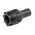 TE Connectivity CES Series Series Black Nylon Cable Gland Locknut, 1-12 UNF Thread, 4.1mm Min, 12.7mm Max