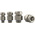 Lapp SKINDICHT Series Nickel Brass Cable Gland, M8 Thread, 3.5mm Min, 5mm Max, IP66, IP68