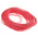 RS PRO Silicone Rubber Red Cable Sleeve, 1mm Diameter, 15m Length