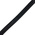 RS PRO Silicone Black Cable Sleeve, 1mm Diameter, 15m Length