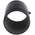 TE Connectivity Straight Black, Fluid Resistant Elastomer Adhesive Lined, 30mm