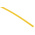 RS PRO Heat Shrink Tubing, Yellow 2.4mm Sleeve Dia. x 1.2m Length 2:1 Ratio