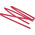RS PRO Adhesive Lined Heat Shrink Tube, Red 6.4mm Sleeve Dia. x 1.2m Length 3:1 Ratio