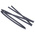 RS PRO Adhesive Lined Heat Shrink Tubing, Black 6.4mm Sleeve Dia. x 1.2m Length 3:1 Ratio