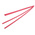 TE Connectivity Heat Shrink Tubing, Red 4.8mm Sleeve Dia. x 1.2m Length 2:1 Ratio, RNF-100 Series