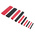 TE Connectivity Heat Shrink Tubing, Black, Red 4.8mm Sleeve Dia. x 50mm Length 2:1 Ratio, RNF100 Series