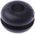 RS PRO Black PVC 6.4mm Cable Grommet for Maximum of 4mm Cable Dia.