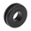 RS PRO Black PVC 9.5mm Cable Grommet for Maximum of 6.4mm Cable Dia.