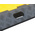 RS PRO 910mm Black/Yellow Cable Cover in Rubber, Thermoplastic, 34mm Inside dia.