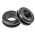 HellermannTyton Black PVC 12mm Cable Grommet for Maximum of 10mm Cable Dia.