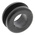 HellermannTyton Black PVC 12mm Cable Grommet for Maximum of 10mm Cable Dia.