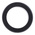 RS PRO Black PVC 22mm Cable Grommet for Maximum of 18mm Cable Dia.