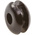 RS PRO Black PVC 6mm Cable Grommet for Maximum of 3mm Cable Dia.