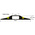 Vulcascot 1.5m Black/Yellow Cable Cover in Rubber, 56 x 27mm Inside dia.