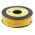 RS PRO Slide On Cable Markers, Black on Yellow, Pre-printed "1", 3.6 → 7.4mm Cable