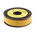RS PRO Slide On Cable Markers, Black on Yellow, Pre-printed "2", 3.6 → 7.4mm Cable