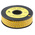 RS PRO Slide On Cable Markers, Black on Yellow, Pre-printed "3", 3.6 → 7.4mm Cable