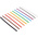 RS PRO Clip On Cable Markers, Black, Brown, Green, Grey, Orange, Red, Violet, White, Yellow, Pre-printed "0 → 9"