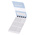 RS PRO Adhesive Cable Markers, Black on White, Pre-printed "1 → 45"