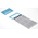 RS PRO Adhesive Cable Markers, Black on White, Pre-printed "0 → 15; -; /; +; A → Z"
