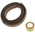 RS PRO 1.83m Brown Cable Cover in PVC, 7.4mm Inside dia.