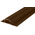 RS PRO 1m Brown Cable Cover in PVC, 14.8mm Inside dia.