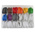 RS PRO Slide On Cable Marker Kit, Black, Blue, Brown, Green, Grey, Orange, Red, Violet, White, Yellow, Pre-printed "-,