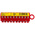 3M SDR Adhesive Cable Marker Kit, Red, Pre-printed "0 → 9"